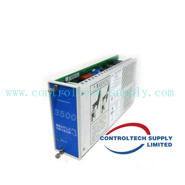 Bently Nevada 3500/15 115M7750-01 Augstsprieguma DC barošanas ievades modulis