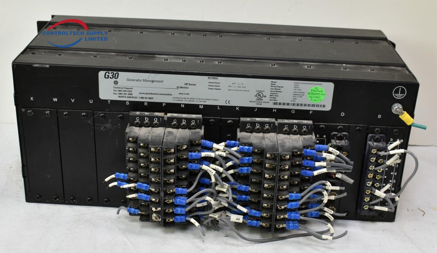 GE Multilin UR Series G30 Generator Management Relay Model