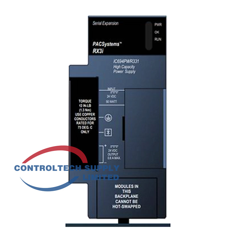 24VDC Power Supply IC694PWR331 GE RX3i Expansion