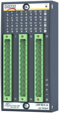 BACHMANN DIO232 16-Kanal-Digital-Ein-/Ausgabemodul