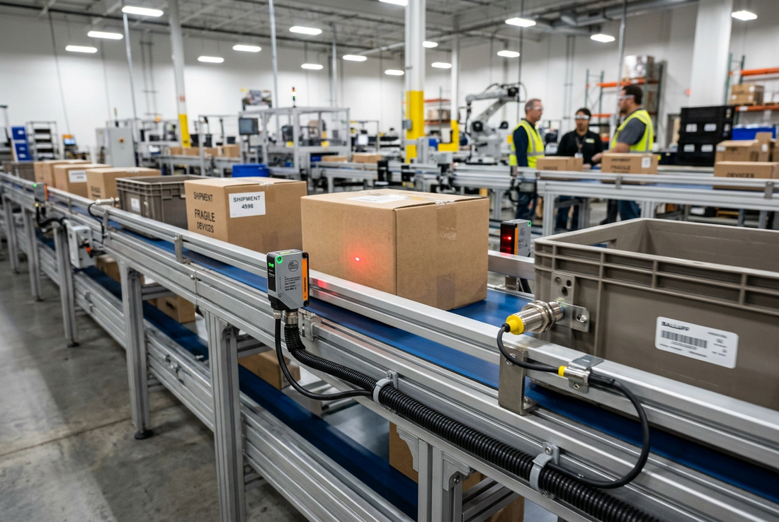 Conveyor Sensor Selection: Matching Detection Technology to the Application