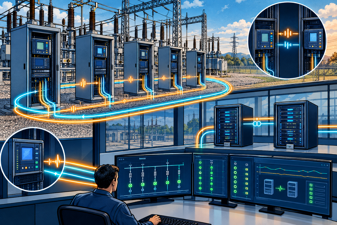 Designing Substation SCADA with IEC 61850, GOOSE, and Redundant Servers