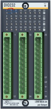 BACHMANN DIO232 16-channel Digital Input/Output Module