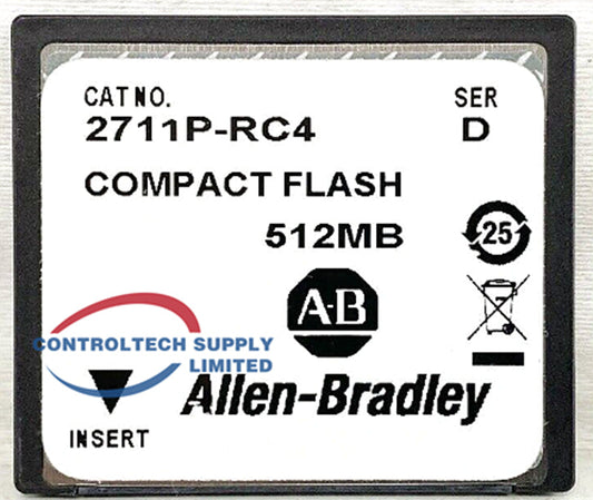 512MB CompactFlash Card 2711P-RC4 Allen-Bradley PanelView Plus