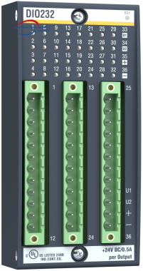 BACHMANN DIO232 16-channel Digital Input/Output Module