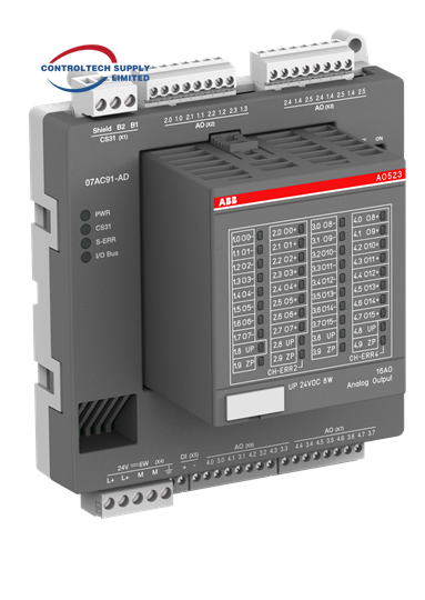 ABB 07AC91 GJR5252300R0101 AC31 Analog I/O Module Available in Stock ...