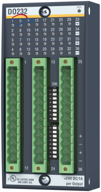 BACHMANN DO232 24VDC Digital Output Module