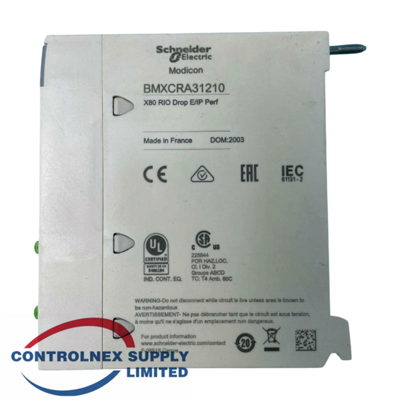 Ethernet RIO Drop Adapter BMXCRA31210 Schneider X80 Performance