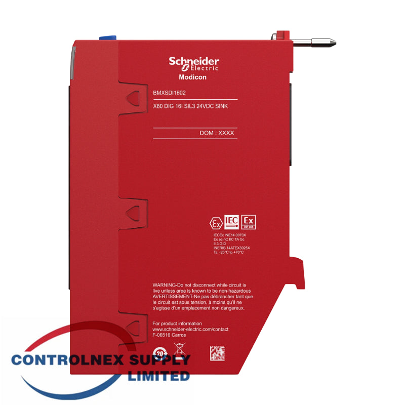16pt Safety Discrete Input BMXSDI1602 Schneider X80 24VDC