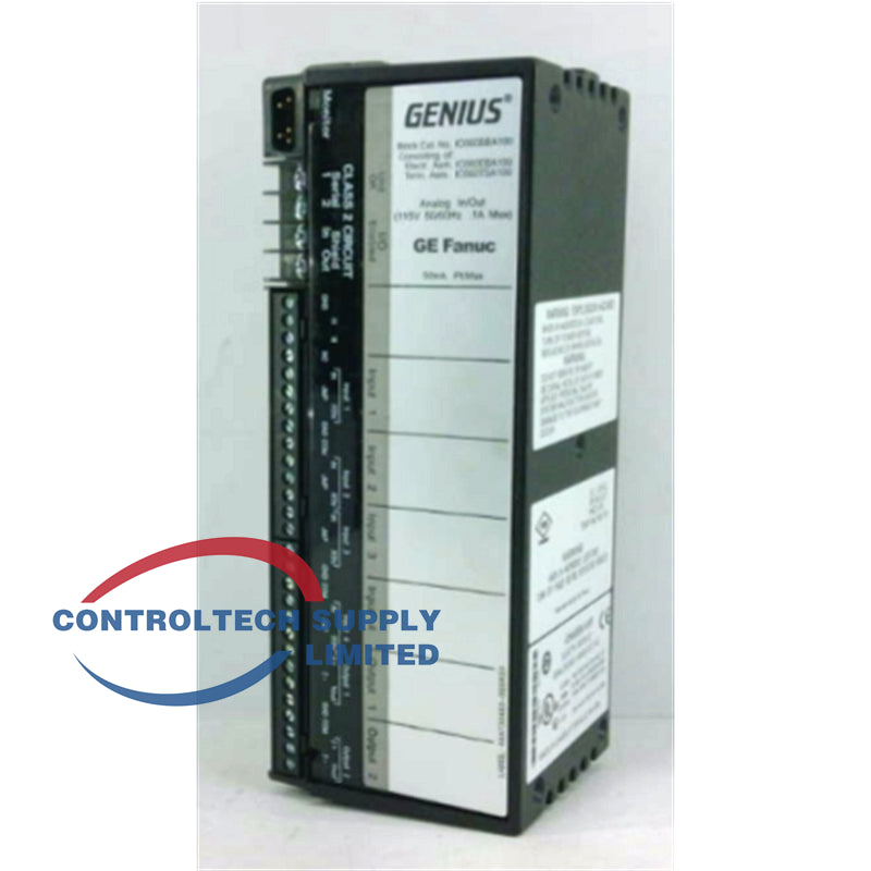 Analog I/O Block 4AI/2AO IC660BBA100 GE Genius 115VAC