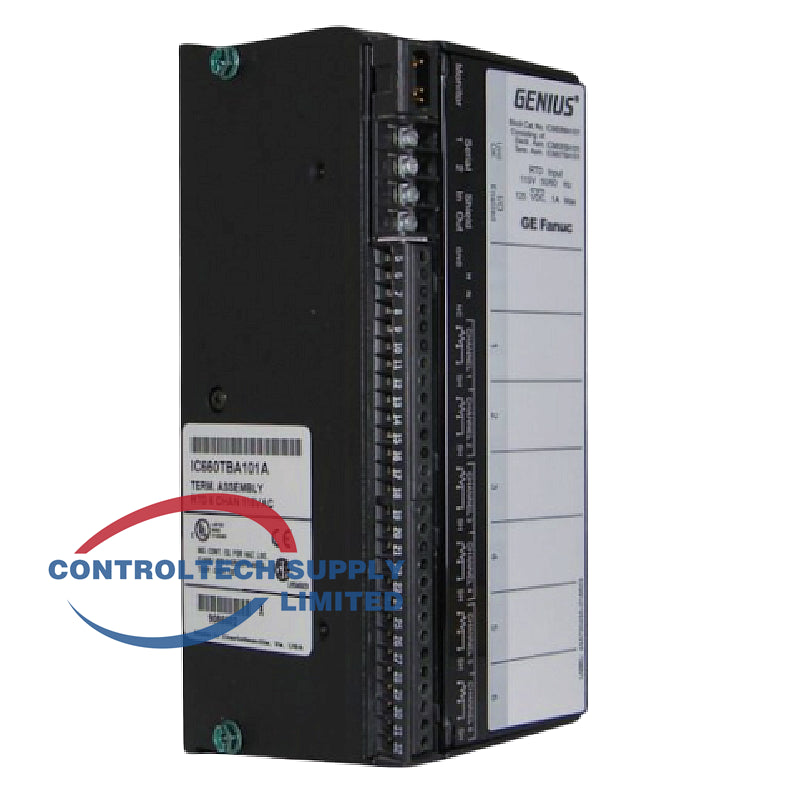 وحدة إدخال RTD من GE، الطراز IC660BBA101، بست قنوات