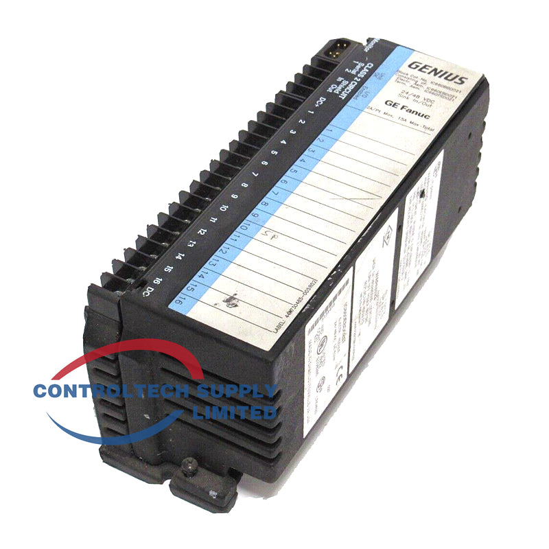 16pt 24/48VDC Sink Discrete I/O Block IC660BBD021 GE Genius