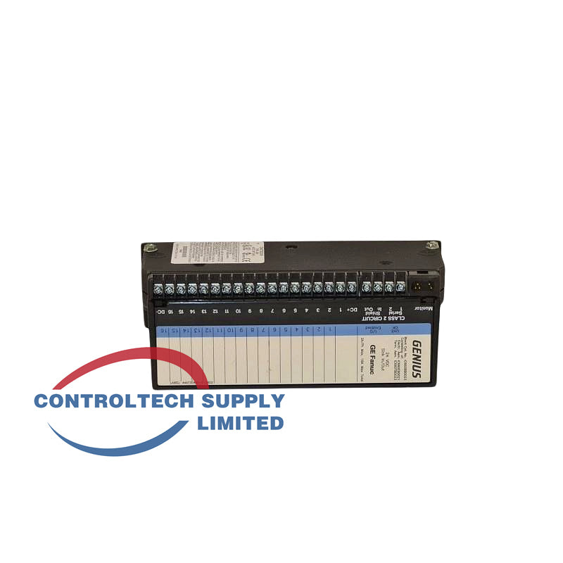 16pt 24VDC Sink Discrete I/O Block IC660BBD023 GE Genius