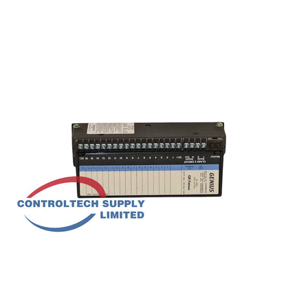 16pt 24VDC Sink Discrete I/O Block IC660BBD023 GE Genius