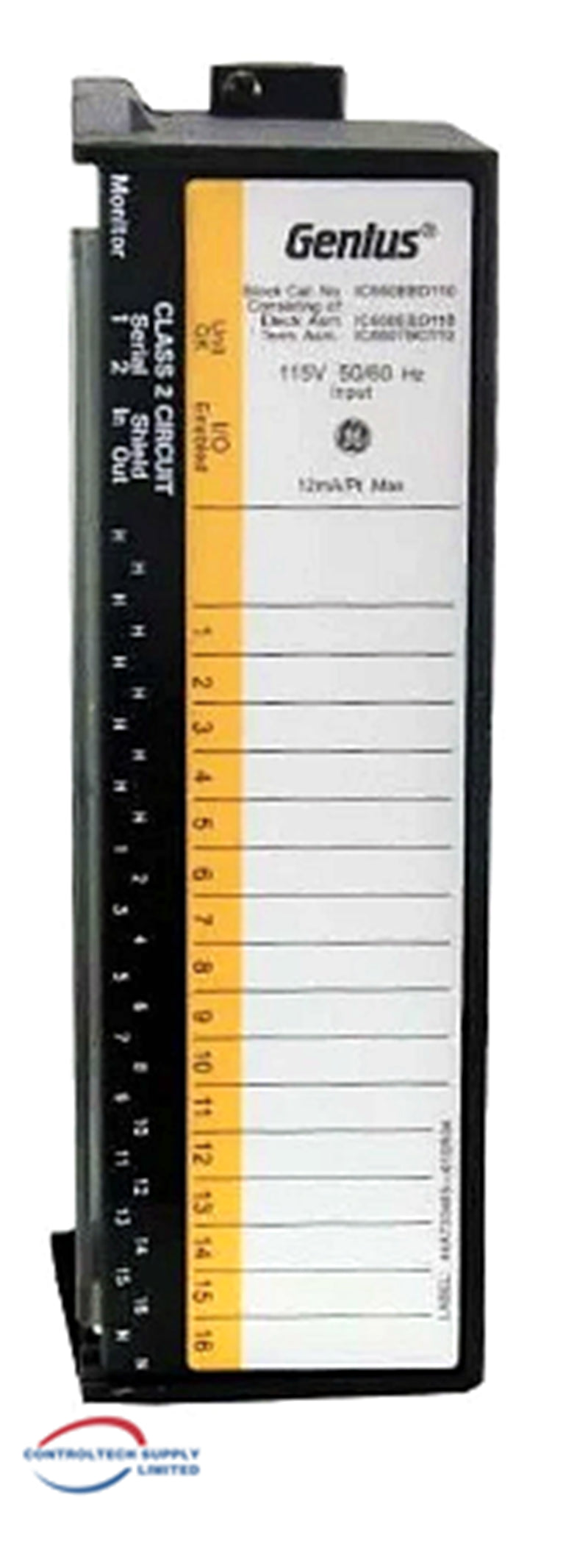 Electronics Assembly IC660EBD022 GE Genius Discrete Block