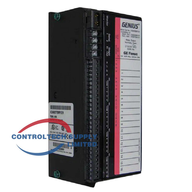 مجموعة أطراف توصيل لوحدة خرج المرحّل GE IC660TBR101