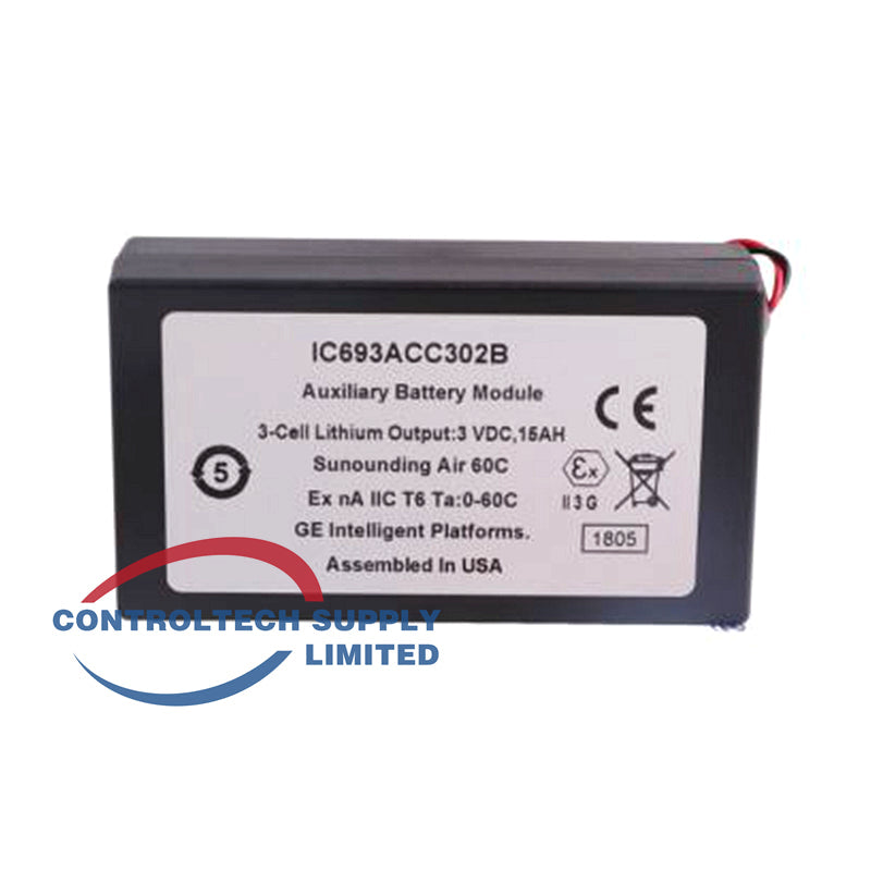 Auxiliary Battery Module IC693ACC302 GE Memory Backup