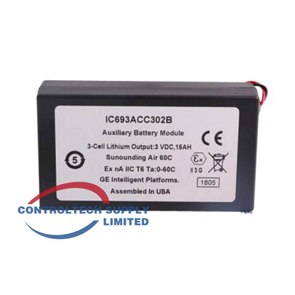 Auxiliary Battery Module IC693ACC302 GE Memory Backup