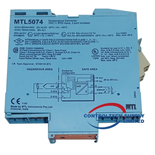 MTL MTL5074 Konverter Suhu Tersedia