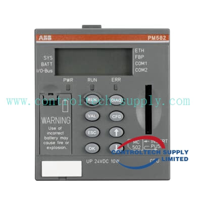ABB PM582-ETH 1SAP140200R0270 AC500، وحدة التحكم المنطقية البرمجية