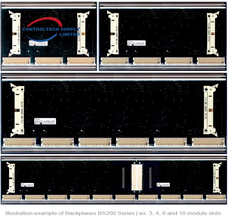 Backplane Bachmann BS207 BIO459 BIO459/01 BS200 con 7 slot per moduli