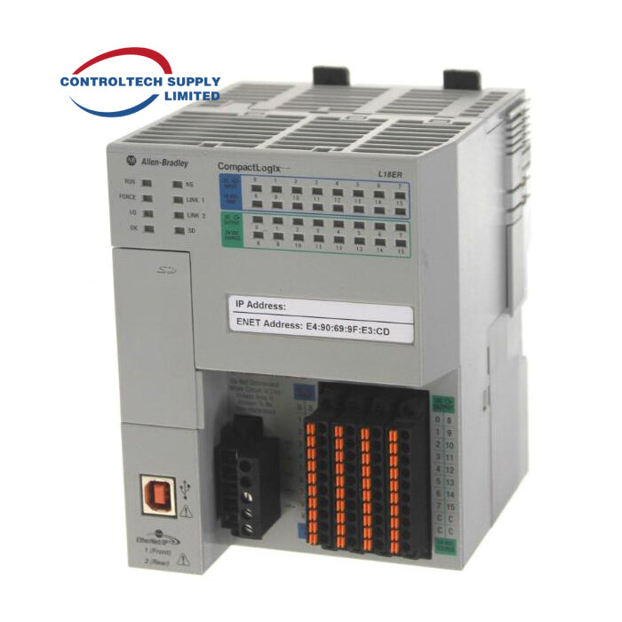 Allen-Bradley 1769-L18ER-BB1B CompactLogix 5370 Ethernet Controller ...